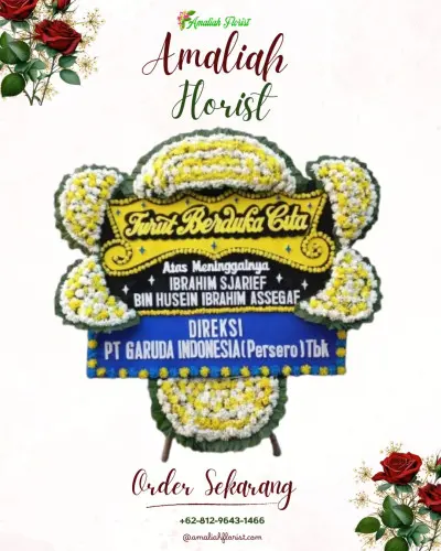 Papan Bunga Duka di Semaki
