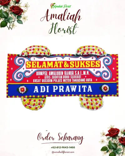 Karangan Bunga Ucapan Selamat di Semaki